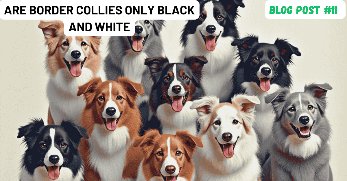 Are Border Collies Only Black And White