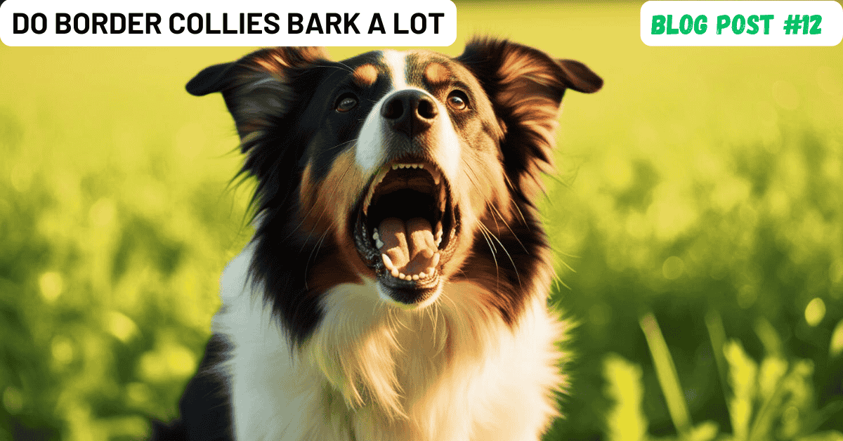 Do Border Collies Bark A Lot